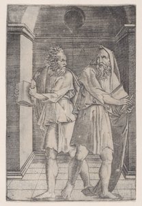 Filozofowie, ca. 1514-36. autorstwa Agostino Veneziano