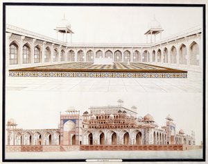 Secundra, ok. 1815 autorstwa Agra School