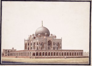 Grobowiec Humajuna, ok. 1820 r.