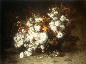 Martwa natura z kwiatów autorstwa Aime Perret