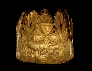 Korona, Ghana Togo, ok. 1900-50 (blacha złota)