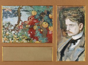 En Saga Jean Sibelius i Fantasy Landscape, 1894