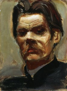 Portret autora Maksyma Gorkiego 1868-1939, 1906 autorstwa Akseli Gallen Kallela