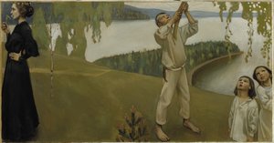 Wiosna, 1903 autorstwa Akseli Gallen Kallela