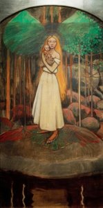 A. Gallen-Kallela, Marjatta u. Christuskind autorstwa Akseli Valdemar Gallen Kallela