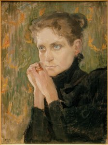 Portret aktorki Idy Aalberg autorstwa Akseli Valdemar Gallen Kallela