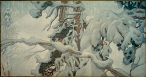 Zima autorstwa Akseli Valdemar Gallen Kallela