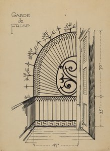 Żelazny balkon ogród