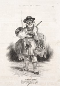 Przyjemności z polowania: przewidujący łowca autorstwa Alade Joseph Lorentz