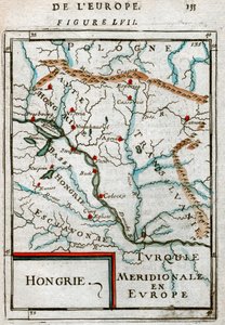 Mapa Węgier 1683