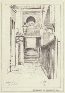 Wejście do Serjeants Inn autorstwa Alan Stapleton