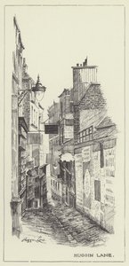 Huggin Lane autorstwa Alan Stapleton