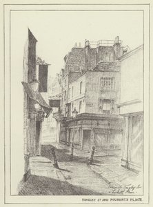 Kingly Street i Fouberts Place autorstwa Alan Stapleton