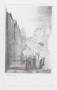 London Lanes: London Lane (litografia) autorstwa Alan Stapleton