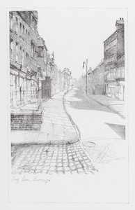 London Lanes: Long Lane, Borough (litografia) autorstwa Alan Stapleton