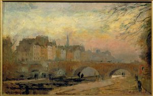 Quai de Paris (olej na płótnie) autorstwa Albert-Charles Lebourg