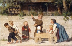 Drużyna dziecięca, 1868 autorstwa Albert Anker