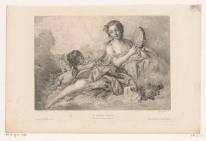Muse Erato z putto i tamburynem La muse Erato (Kolekcja Richard Wallace) (tytuł na obiekcie) autorstwa Albert Ardail