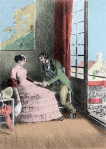 Ilustracja do powieści „Madame Bovary” Gustave