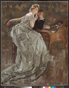 Gdzie położyłem bilety?, 1906 autorstwa Albert Beck Wenzell