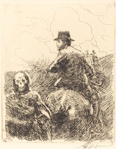 Niebezpieczeństwo minęło (Niebezpieczeństwo minęło) autorstwa Albert Besnard