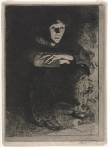 W popiele, 1887. autorstwa Paul Albert Besnard