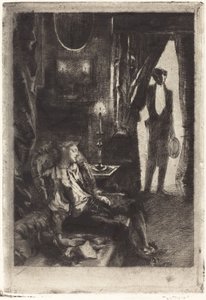 Iza śpi autorstwa Albert Besnard