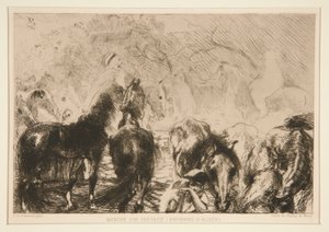Marsz? do koni (wokół autorstwa Albert Besnard