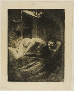 Misery, płyta dziewiąta od Woman autorstwa Albert Besnard