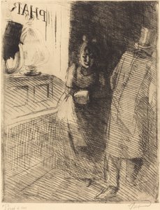 Prostytucja (La Prostytucja) autorstwa Albert Besnard