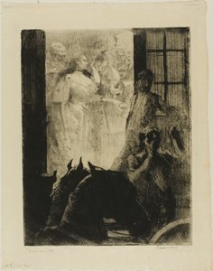 Sukces społeczny, płyta siódma od Woman autorstwa Albert Besnard