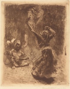 Tancerka Tanjore (La bayadère de Tanjore) autorstwa Albert Besnard