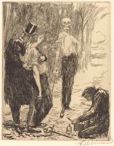 Pojedynek autorstwa Albert Besnard
