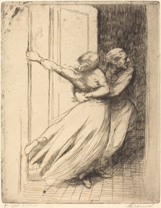 Gwałt (Le Viol) autorstwa Albert Besnard