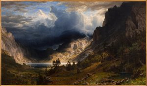 Burza w Górach Skalistych, Mt. Rosalie autorstwa Albert Bierstadt