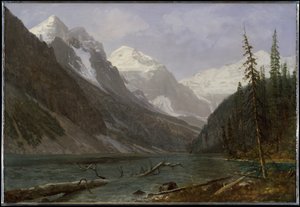 Kanadyjskie Góry Skaliste (jezioro Louise) autorstwa Albert Bierstadt