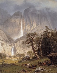 Cho-looke, Upadek Yosemite, 1864 autorstwa Albert Bierstadt