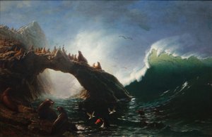 Wyspa Farallon autorstwa Albert Bierstadt