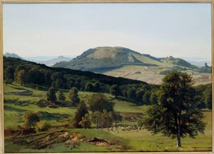 Krajobraz - Wzgórze i Dale autorstwa Albert Bierstadt