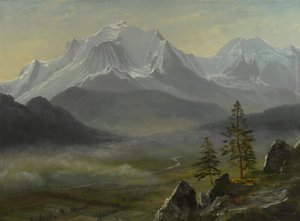 Mont Blanc autorstwa Albert Bierstadt