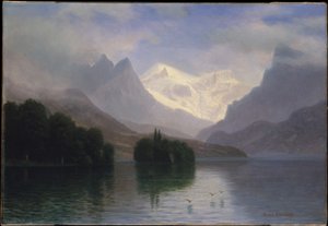Scena górska autorstwa Albert Bierstadt