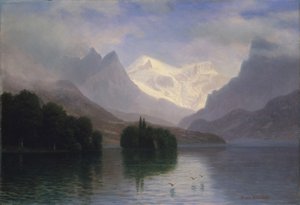 Scena górska autorstwa Albert Bierstadt