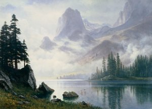 Góra z mgły autorstwa Albert Bierstadt
