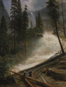 Wodospad Nevada, Yosemite autorstwa Albert Bierstadt