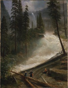 Wodospady Nevada, Yosemite autorstwa Albert Bierstadt