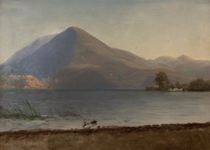 Na rzece Hudson autorstwa Albert Bierstadt