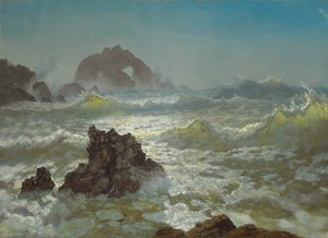 Seal Rock, Kalifornia, c.1872 autorstwa Albert Bierstadt