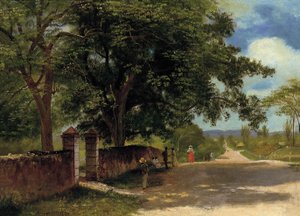 Ulica w Nassau autorstwa Albert Bierstadt