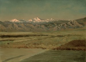 Grand Tetons, Wyoming autorstwa Albert Bierstadt