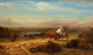 Ostatni z bizonów autorstwa Albert Bierstadt
